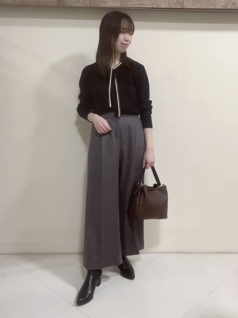 yukaさんの「Reflect｜【腰周りすっきり◎】ワイドクロップドパンツ」を使ったコーディネート