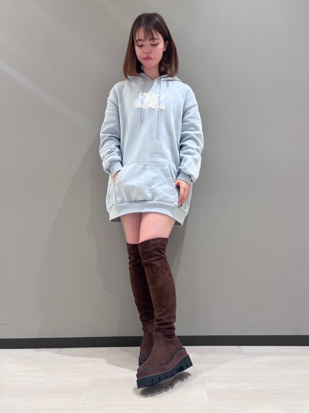 RISAさんの「ESPERANZA｜【EC先行販売】マルチWAYダブルトラックソールブーツ」を使ったコーディネート