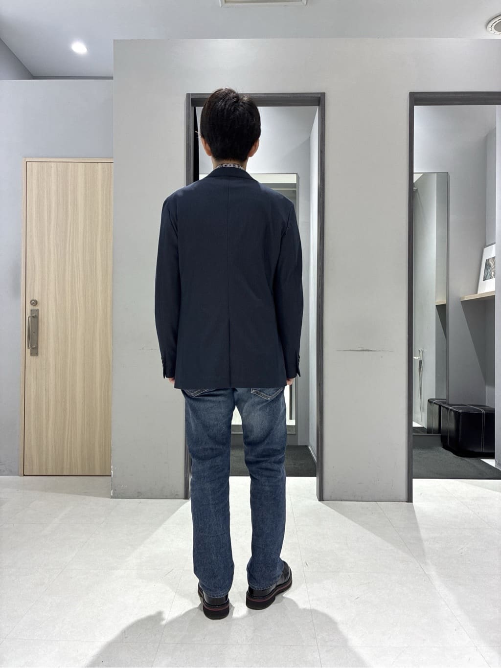 わいずみさんの「TAKEO KIKUCHI｜【360&deg;ストレッチ／セットアップ対応】None Of Stress ジャケット」を使ったコーディネート