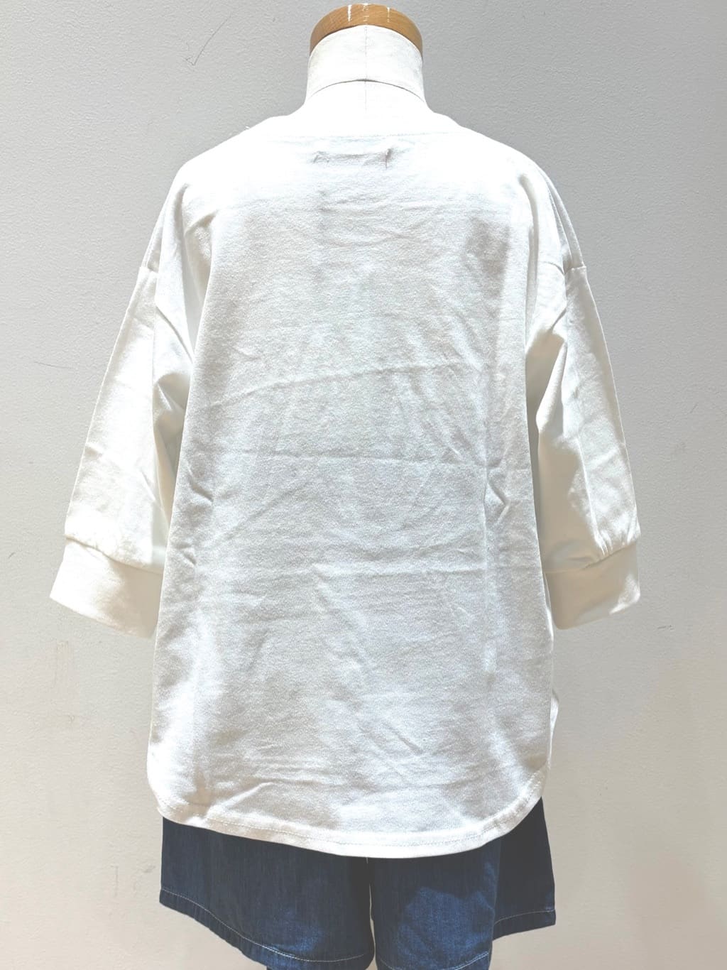 yumiさんの「Dessin｜【リンクコーデ/洗える】箔プリント7分袖Tシャツ」を使ったコーディネート