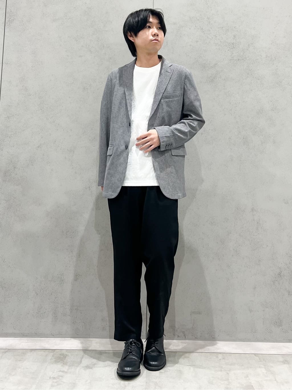 SHI-MAさんの「THE SHOP TK｜シャリルジャージ ジャケット　洗濯機OK/吸水速乾/イージーケア/セットアップ可」を使ったコーディネート
