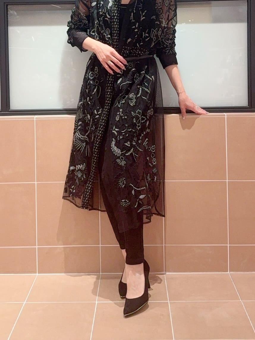 kaoriさんの「ESPERANZA｜◆【晴雨兼用/12時間パンプス】約8.5cm　歩きやすくて疲れにくい」を使ったコーディネート