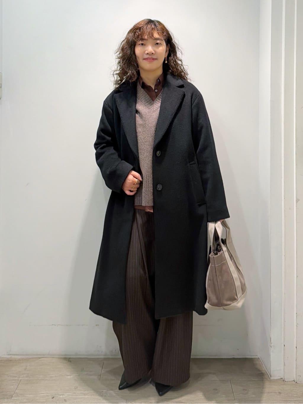 sumicaさんの「OPAQUE.CLIP｜カシミヤブレンドウールチェスターコート」を使ったコーディネート