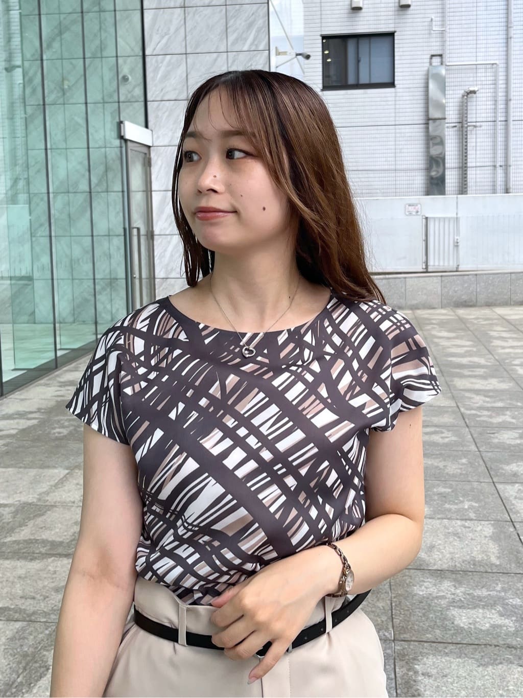 Saekoさんの「COUP DE CHANCE｜【手洗い可／日本製】センタープレス ストレートパンツ」を使ったコーディネート