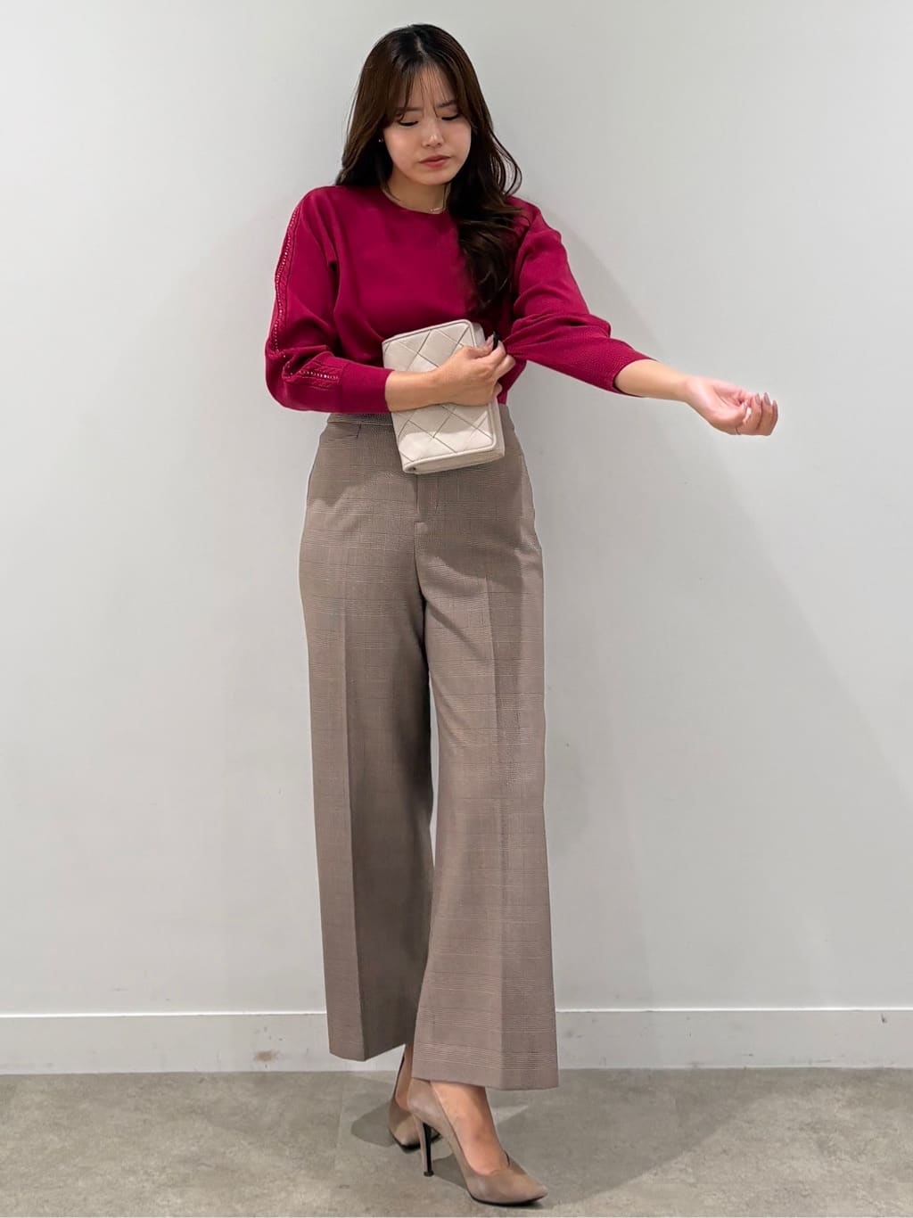 MISAKIさんの「COUP DE CHANCE｜【手洗い可】ストレートワイドパンツ」を使ったコーディネート
