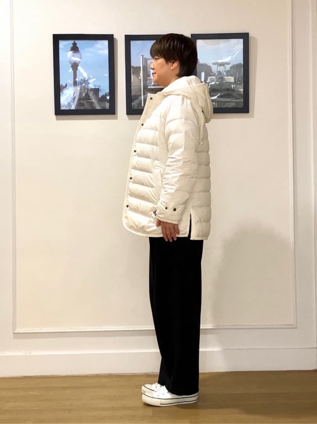 Hiroさんの「Dessin｜【撥水・2WAY】ミュラーダウンコートミドル丈」を使ったコーディネート