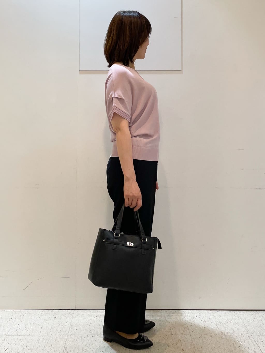 めいさんの「Reflect｜【選べる7色◎／手洗い可／二の腕カバー】半袖ニット」を使ったコーディネート