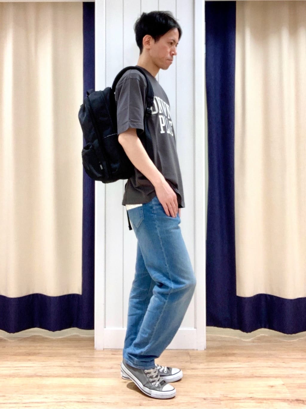 Takaさんの「Dessin｜【洗える】オーガニックコットン ロゴプリントTシャツ」を使ったコーディネート