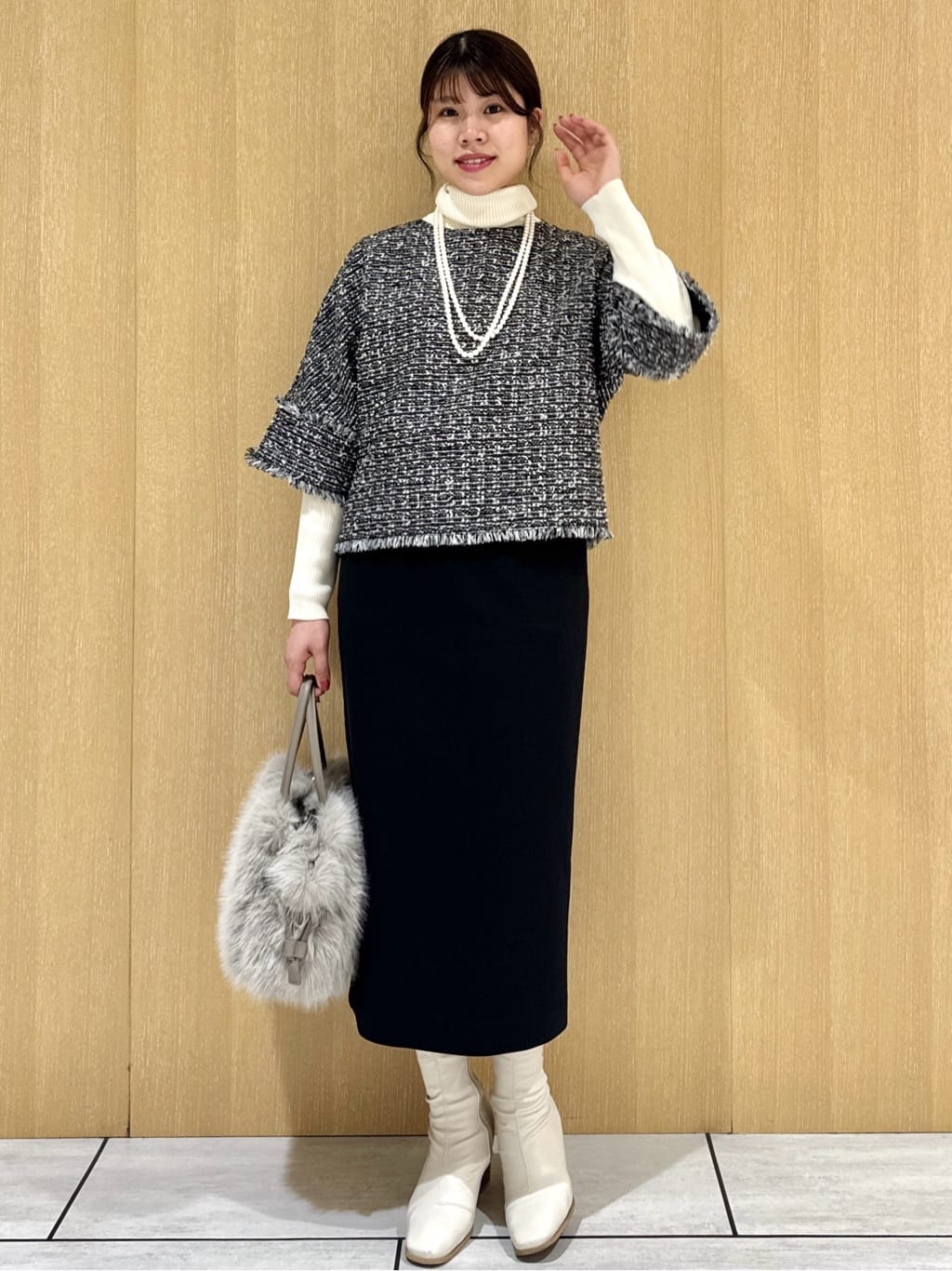 nanaさんの「UNTITLED｜【ロング丈/軽やか】テーラード　リバーコート」を使ったコーディネート