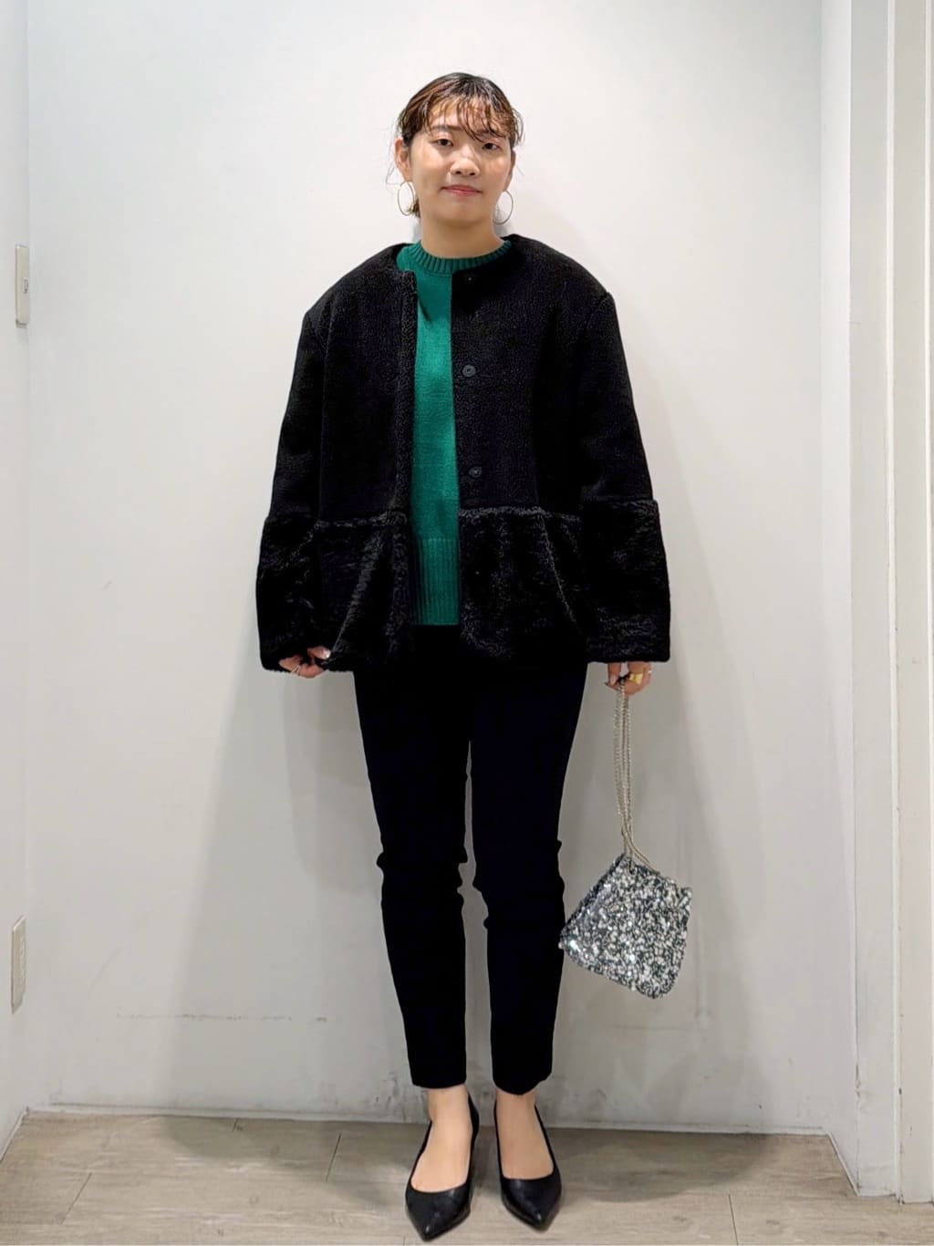 sumicaさんの「OPAQUE.CLIP｜裏起毛ハイストレッチイージーテーパードパンツ【洗濯機OK】」を使ったコーディネート