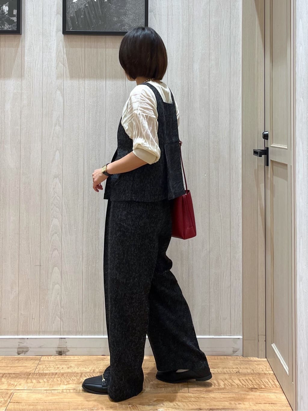 shirayuuuさんの「SHOO･LA･RUE｜【2点セット】着るだけで決まる クラシカルなツイード調セットアップ」を使ったコーディネート