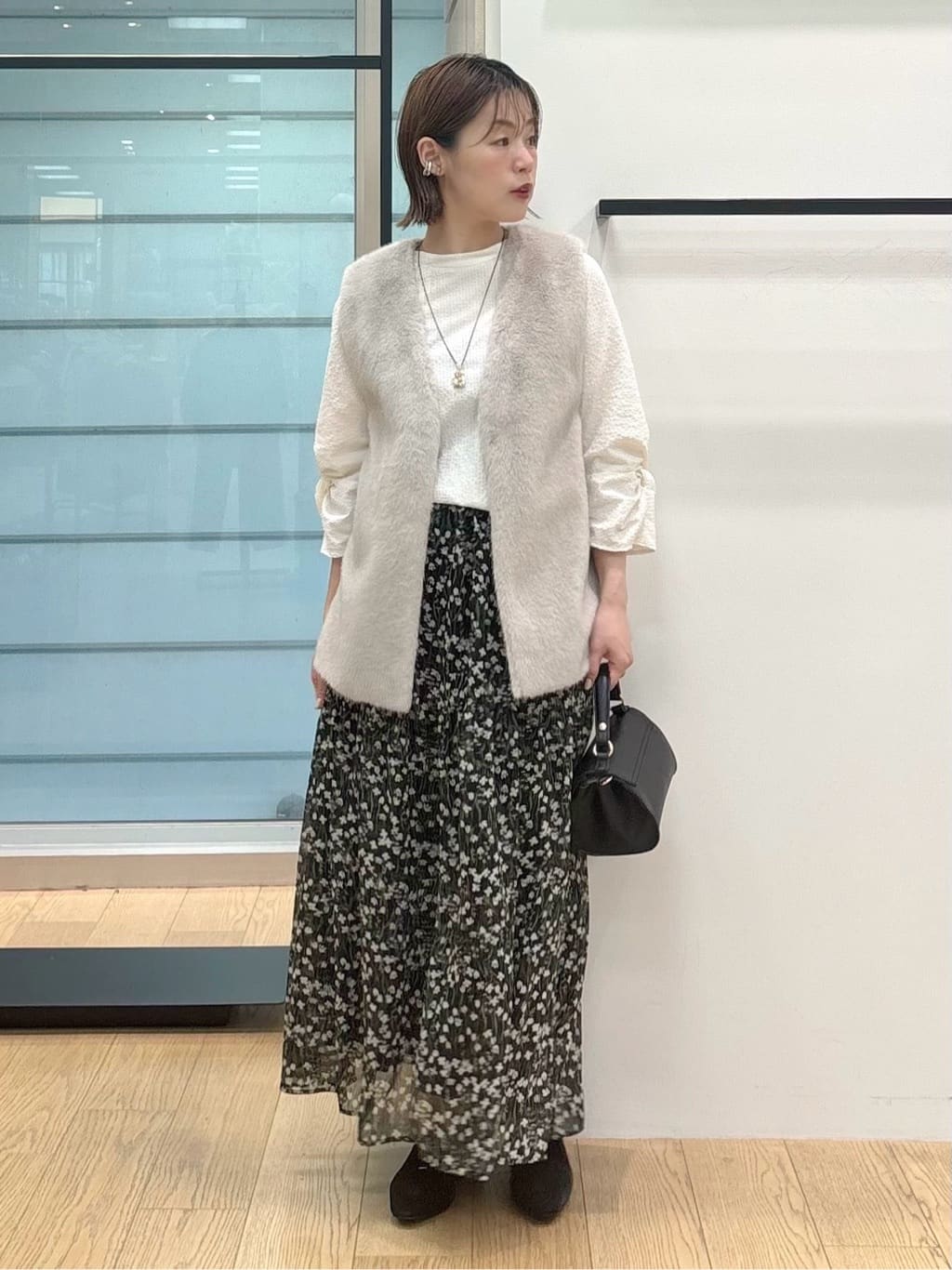 asamiさんの「INDIVI｜【UVケア／吸汗速乾】スリーブデザインブラウス」を使ったコーディネート