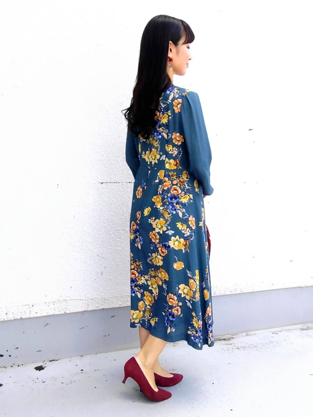 keinaさんの「SunaUna｜【手洗い可】花柄パネルワンピース」を使ったコーディネート