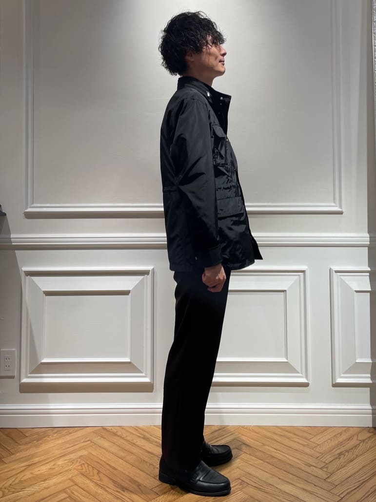 橋本さんの「DRESSTERIOR｜◆46Gジャージ レギュラーカラードレスシャツ」を使ったコーディネート