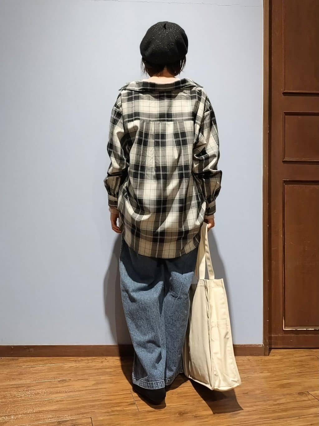 miomioさんの「SHOO･LA･RUE｜【洗濯機可/S-LL】程よい抜け感 大人のチェックシャツ」を使ったコーディネート