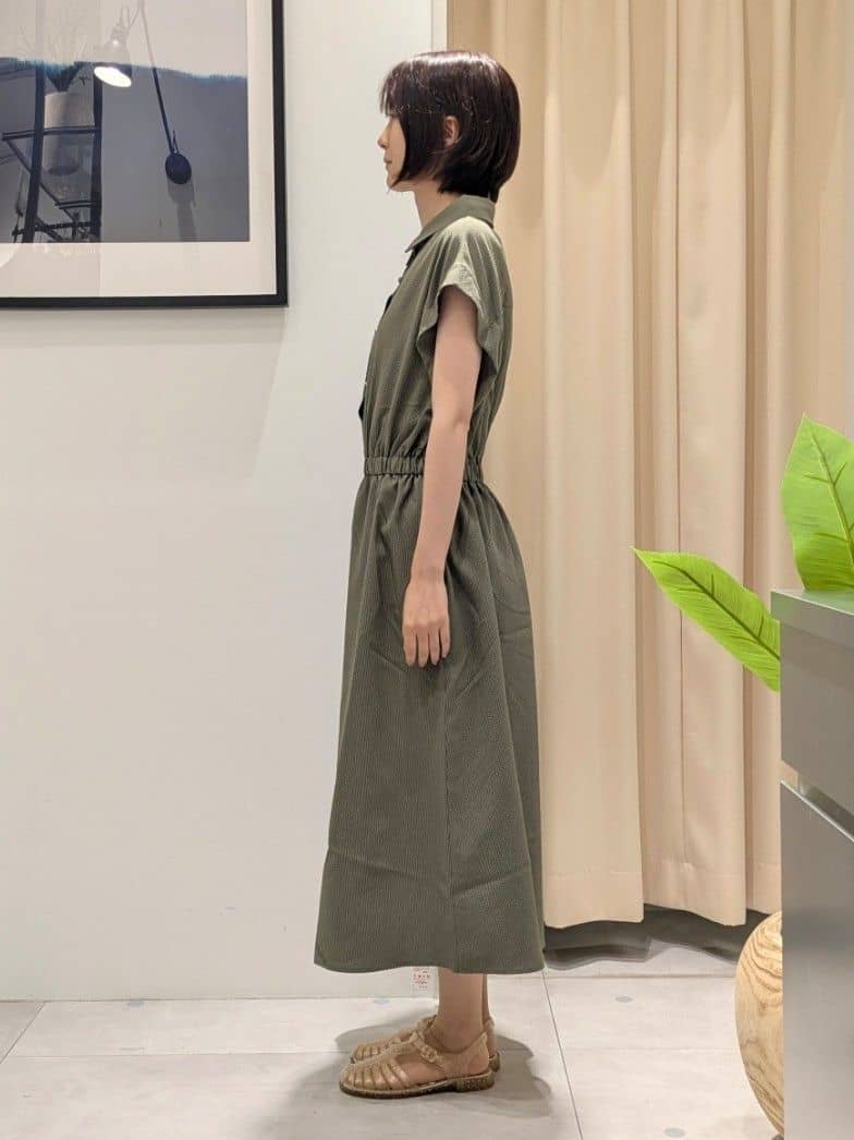 なめさんの「THE SHOP TK｜サッカーワンピース【洗濯機OK/UVカット】」を使ったコーディネート