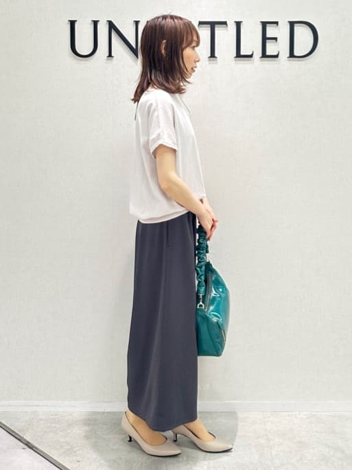 Miwaさんの「UNTITLED｜【古畑星夏さん着用/本革 旬トレンド】ナローベルト」を使ったコーディネート