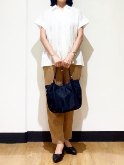フクさんの「Reflect｜【パンツにもスカートにも合わせやすい◎】ライティブルゾン」を使ったコーディネート