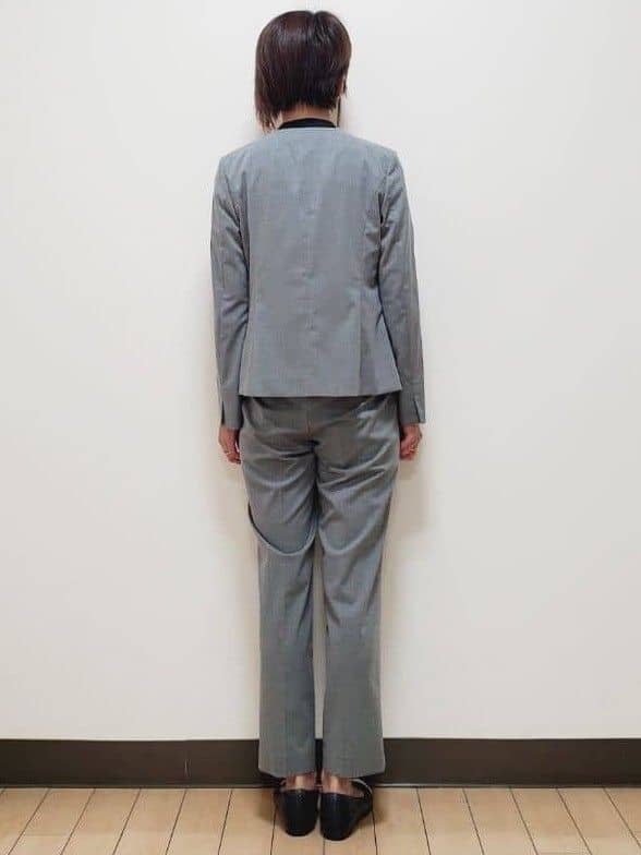 yuuさんの「Reflect｜【洗える／セットアップ可】ノーカラージャケット」を使ったコーディネート