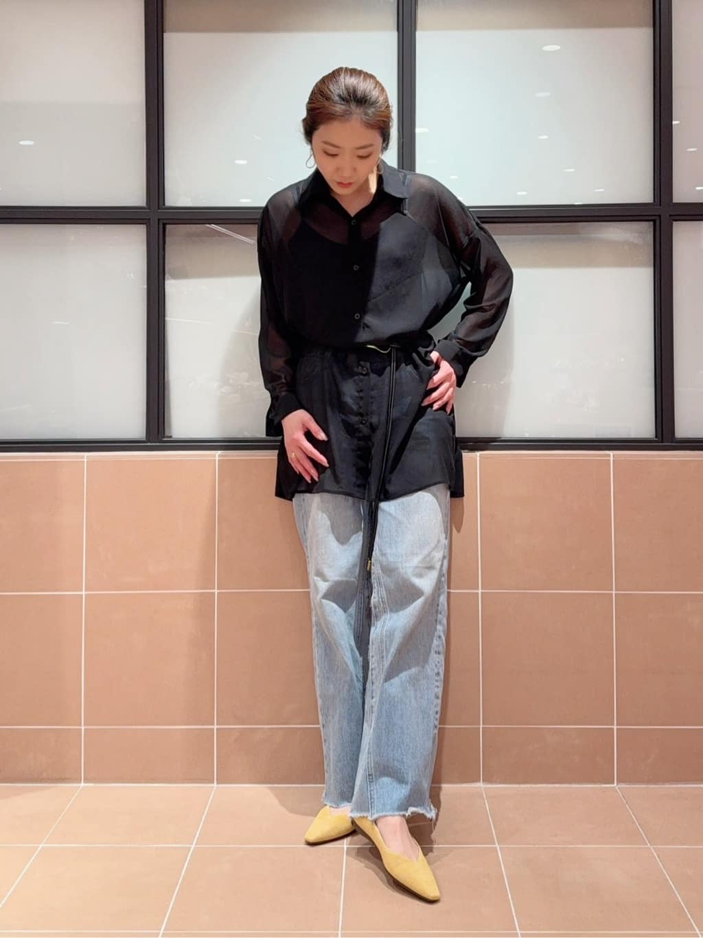 kaoriさんの「ESPERANZA｜Oito和紙フラットパンプス」を使ったコーディネート