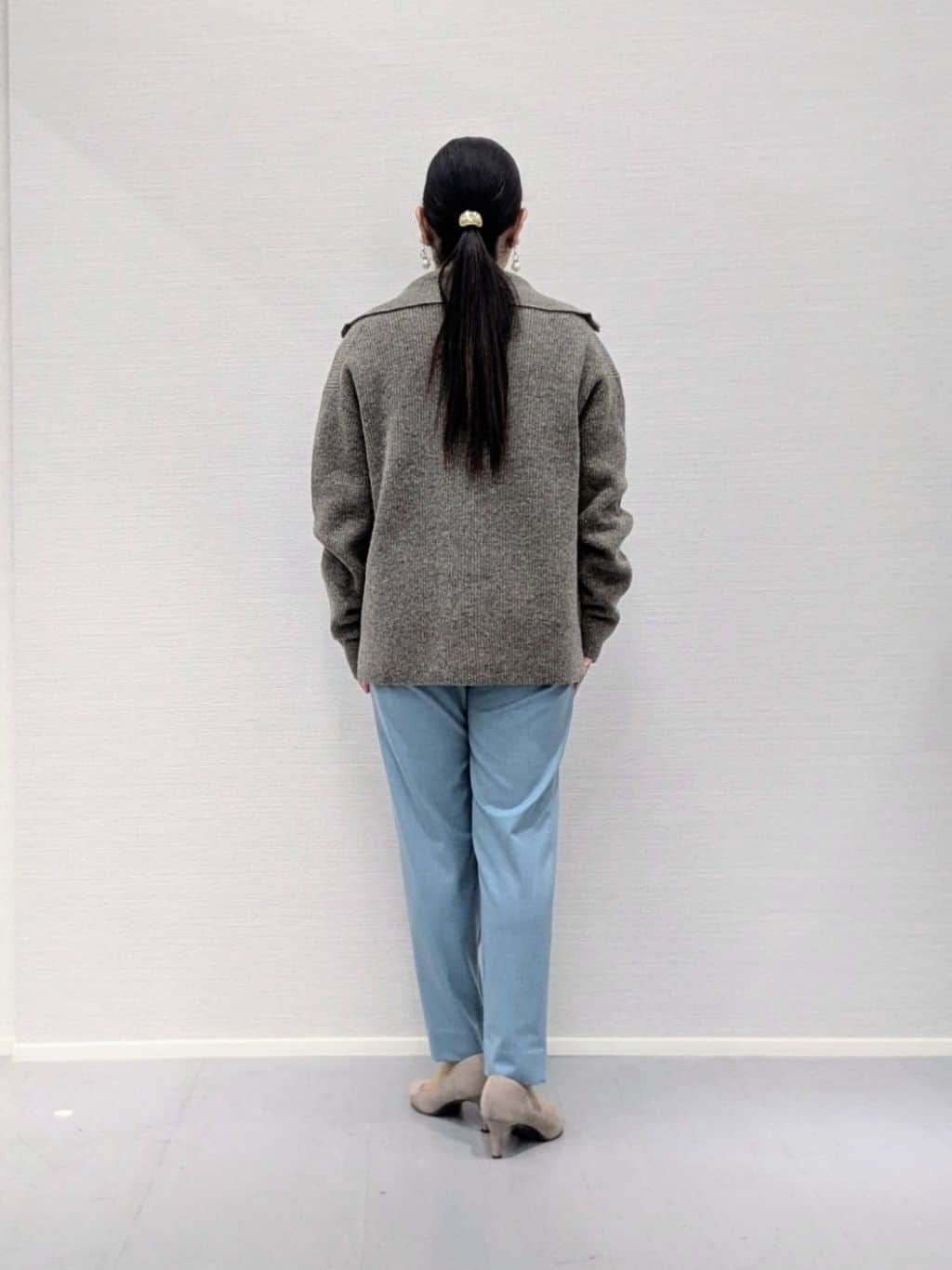 makkyさんの「UNTITLED｜【洗える】カラーネップ ダブルジップカーディガン」を使ったコーディネート