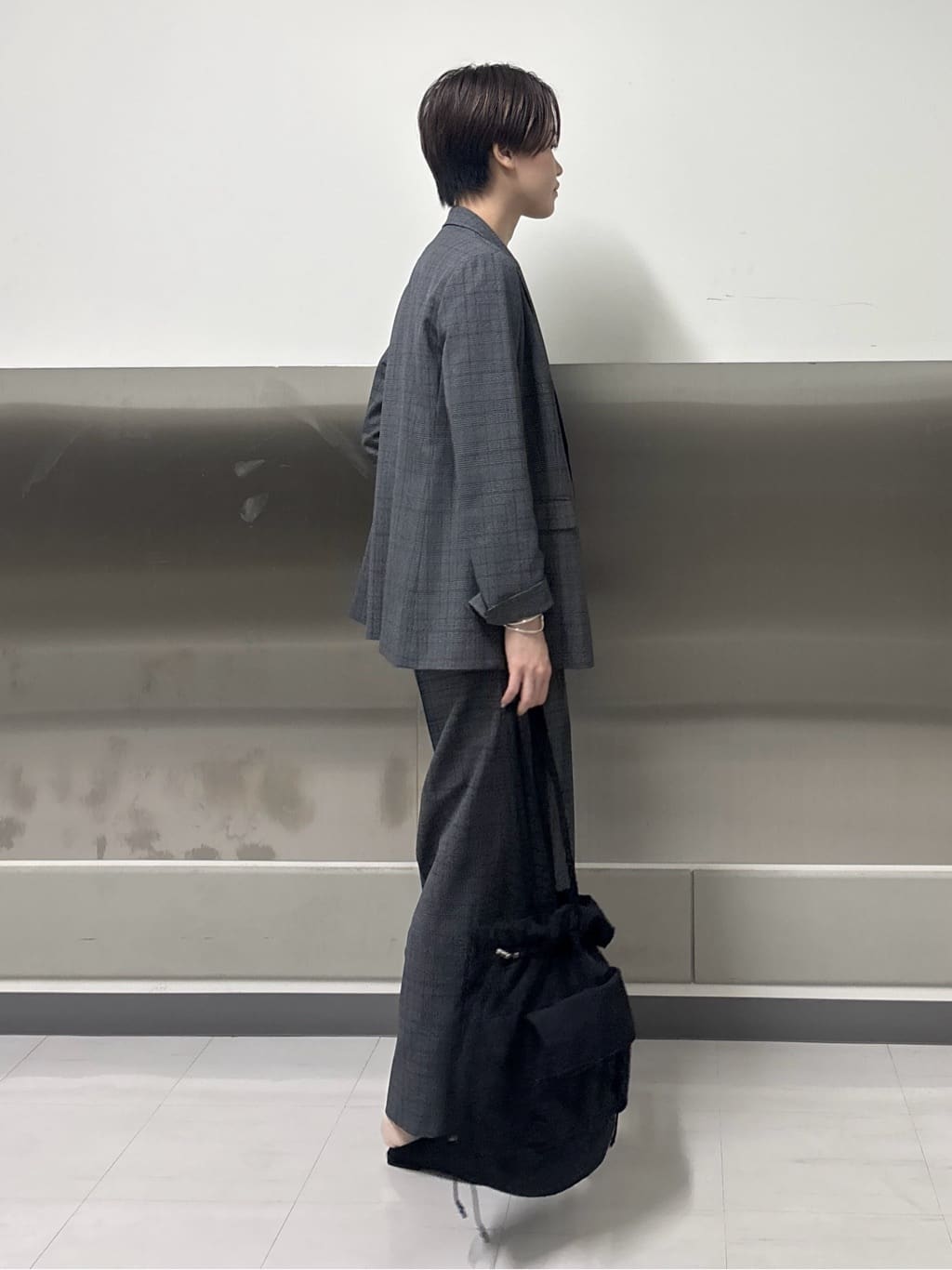 kanaeさんの「INDIVI｜【洗える／オンオフ】チェック柄ダブルジャケット」を使ったコーディネート