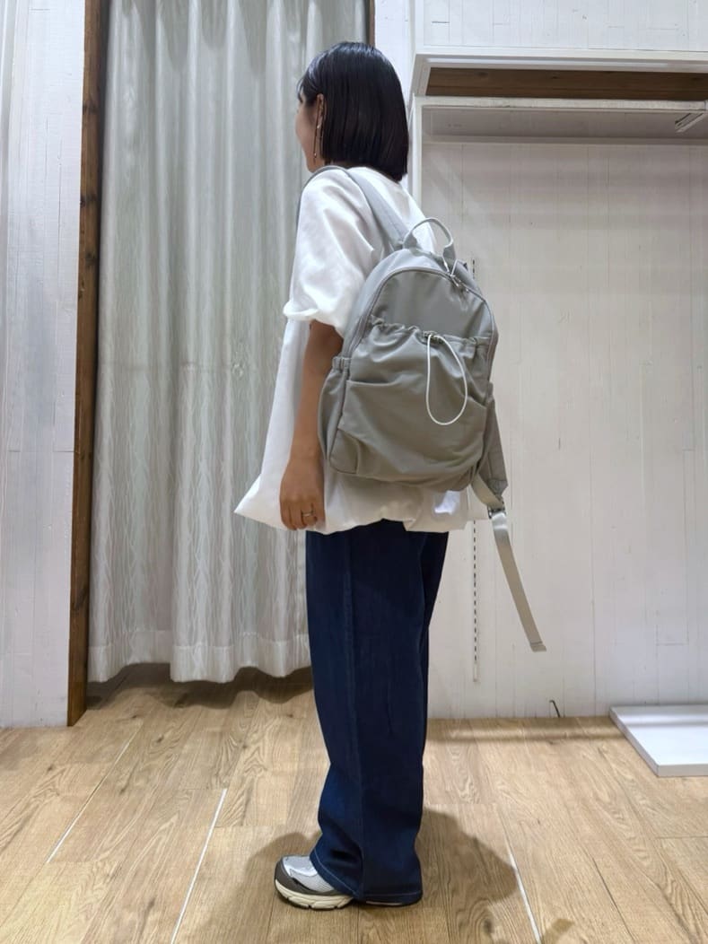 chさんの「THE SHOP TK｜バルーンスリーブペプラムチュニック【洗える】」を使ったコーディネート