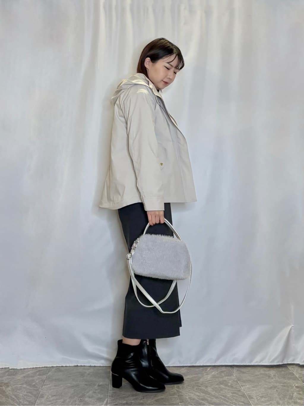 ネリさんの「SHOO･LA･RUE｜【洗濯機可/S-LL】きちんと見えする あったか裏起毛ガウチョパンツ」を使ったコーディネート