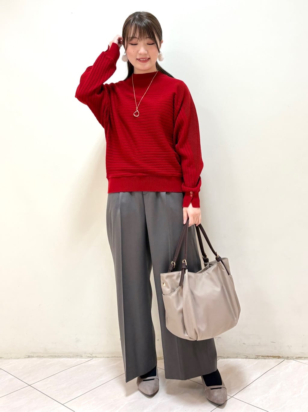 mikiさんの「Reflect｜【腰周りすっきり◎】ワイドクロップドパンツ」を使ったコーディネート