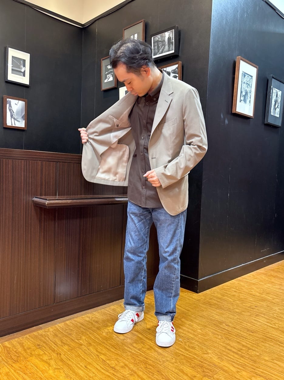KEIさんの「TAKEO KIKUCHI｜【COOL CITY WEAR】アーバンクール ジャケット /接触冷感・吸水速乾」を使ったコーディネート