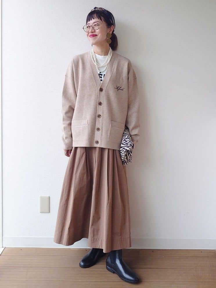 MUTSUKOさんの「UNTITLED｜【CHIGNON】CHERIE シンプルロゴTシャツ」を使ったコーディネート