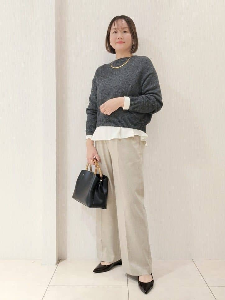 naokoさんの「UNTITLED｜【ミディ丈/軽やか】セミラグランリバー コート」を使ったコーディネート
