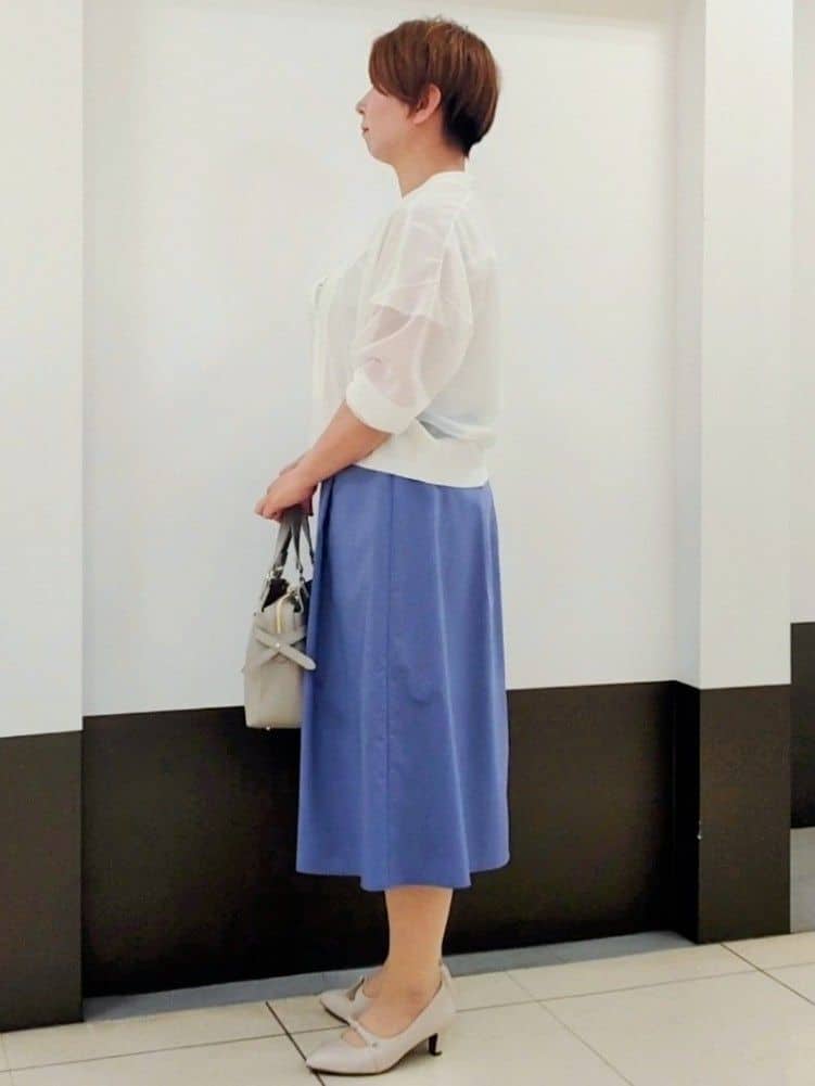じゅりさんの「Reflect｜◆【選べる7色◎／手洗い可】フロントピンタックデザインブラウス」を使ったコーディネート