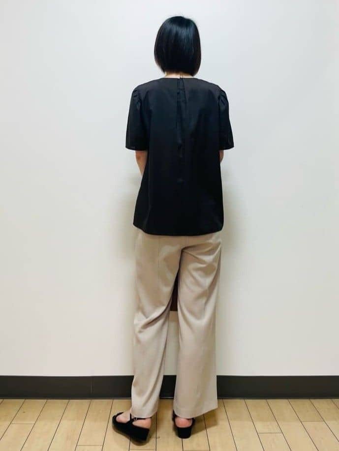 Riiさんの「Reflect｜【すっきり見え！長め丈】ピンタックデザインチュニックブラウス」を使ったコーディネート