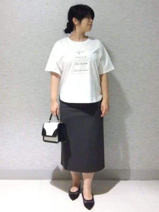 sakoさんの「Reflect｜【マシンウォッシュ可】ナロースカート」を使ったコーディネート