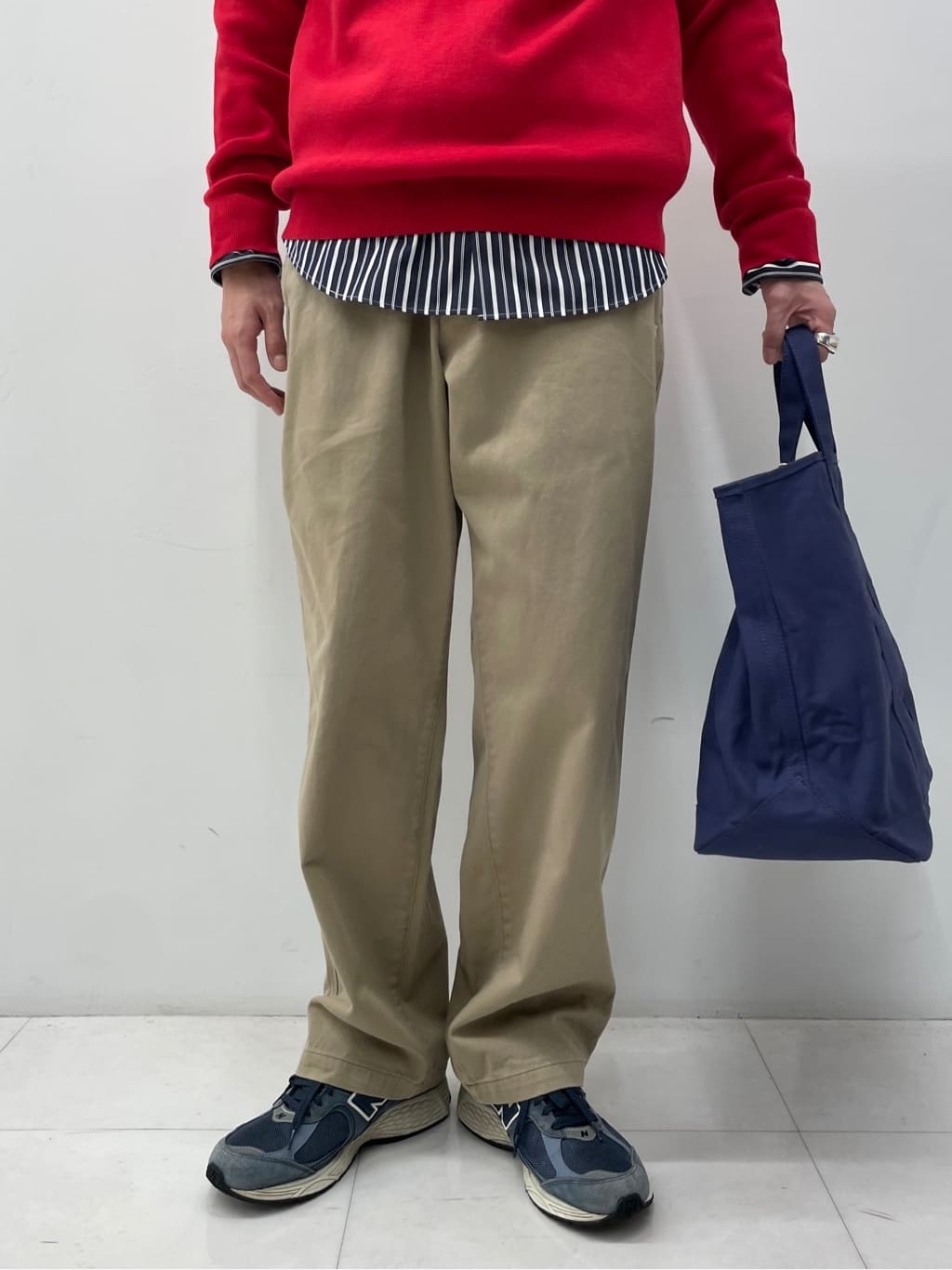 蒲谷祐太さんの「DRESSTERIOR｜◆ウォッシャブル コットンカシミヤスムースニット」を使ったコーディネート
