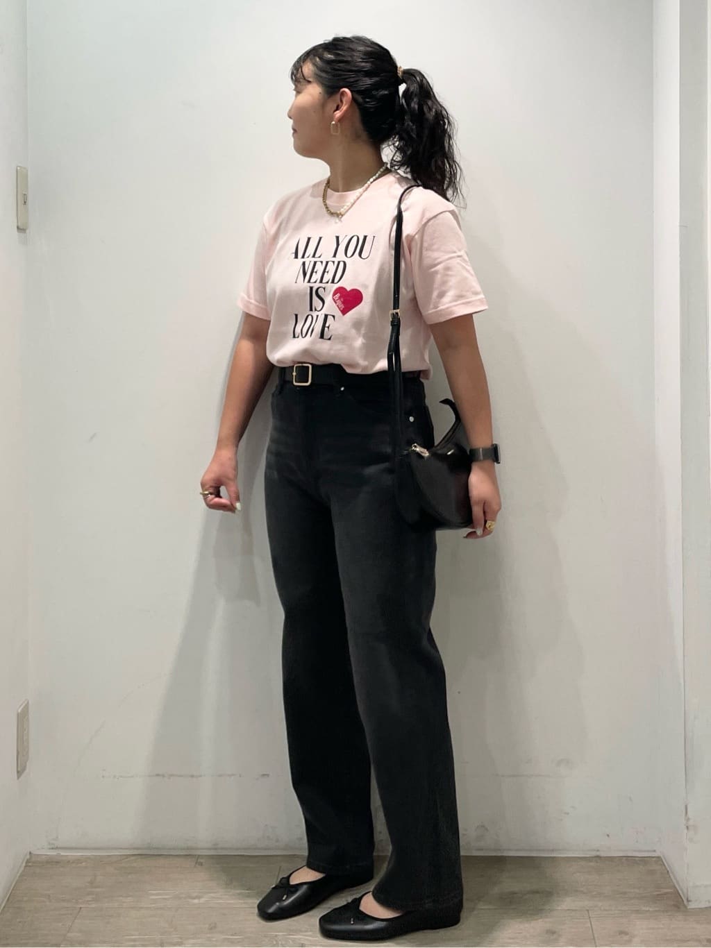 sumicaさんの「OPAQUE.CLIP｜ロックTシャツ別注アソート【GREEN DAY／METALLICA／THE BEATLES】」を使ったコーディネート