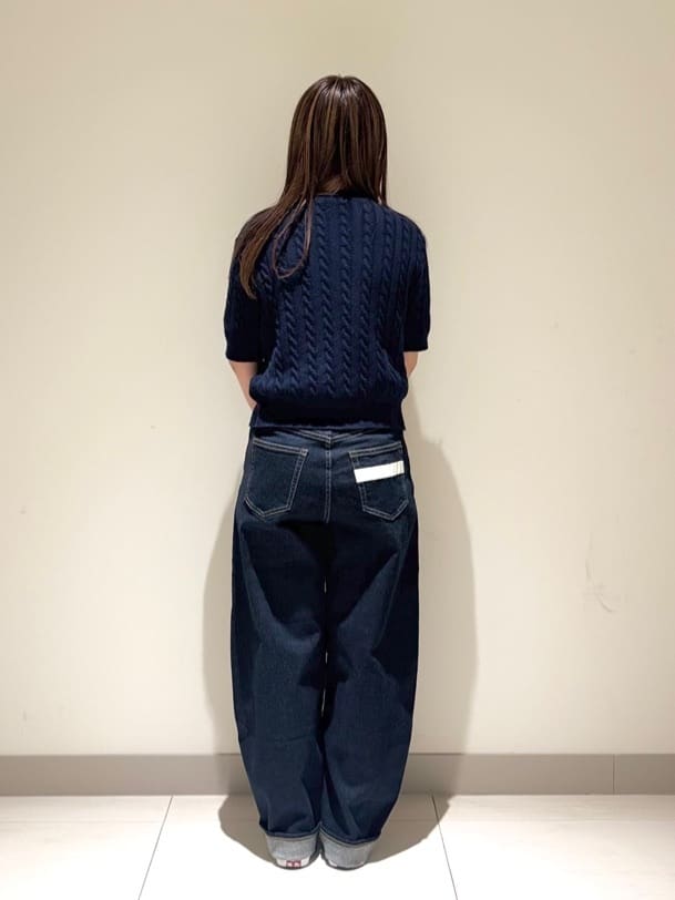 Liriさんの「Dessin｜ケーブルカーディガン」を使ったコーディネート