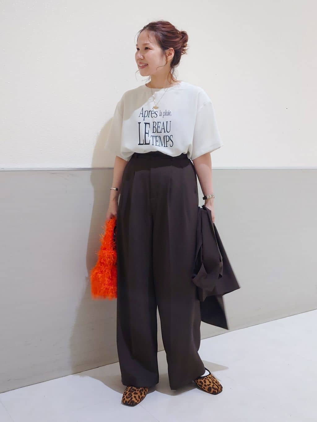 maruさんの「THE SHOP TK｜ノーカラージレ【セットアップ可/洗濯機OK】」を使ったコーディネート