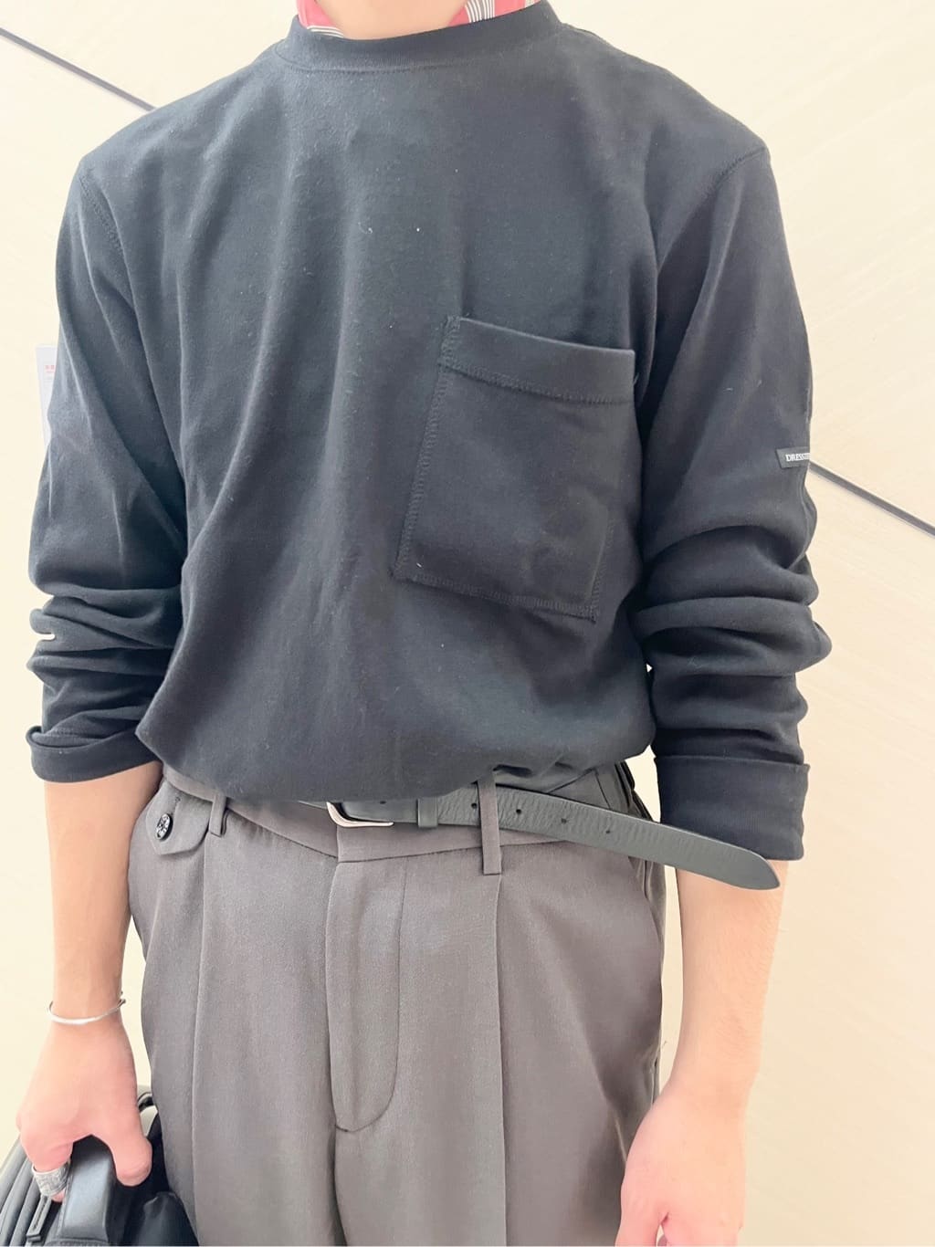 小山凌さんの「DRESSTERIOR｜エクスクルーシブフライスロングTシャツ」を使ったコーディネート