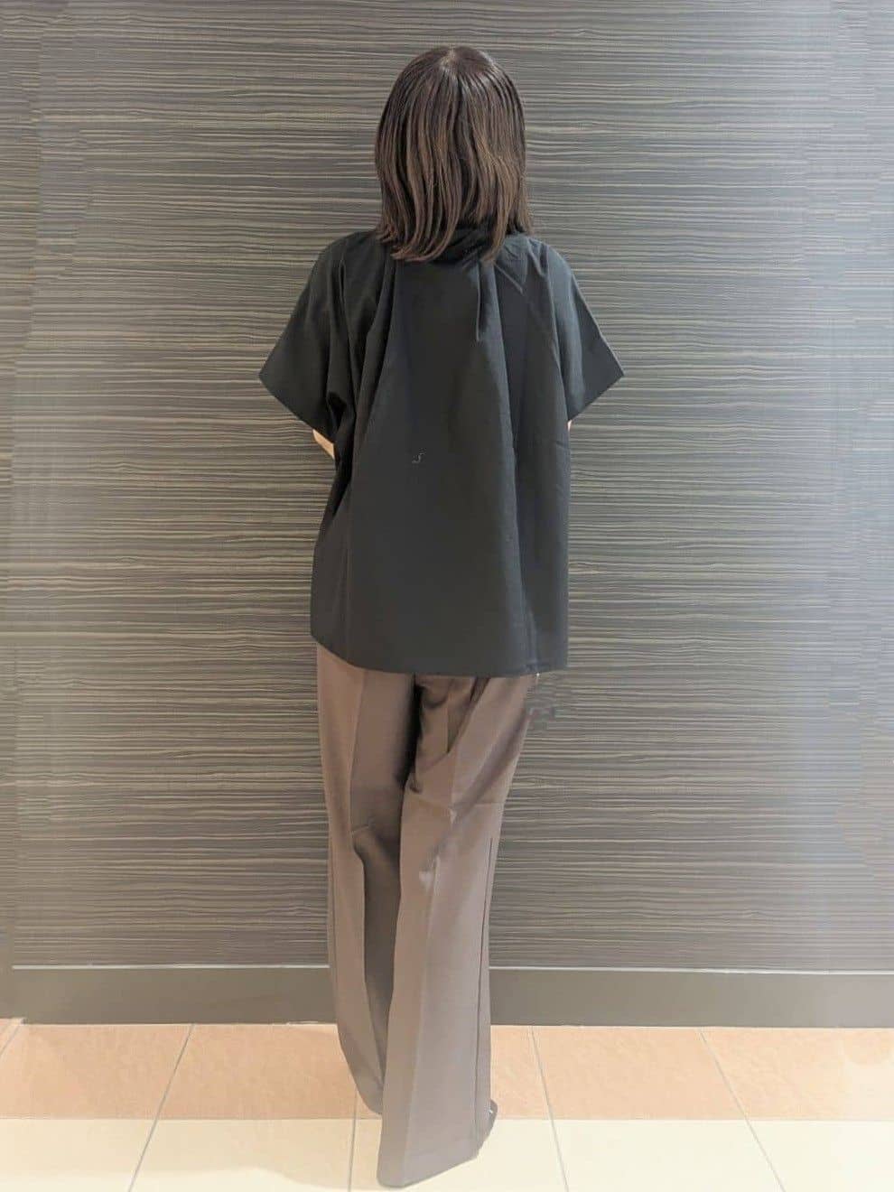 Miさんの「OPAQUE.CLIP｜《andGIRL掲載》リラクシーシャツ【洗濯機洗い可】」を使ったコーディネート