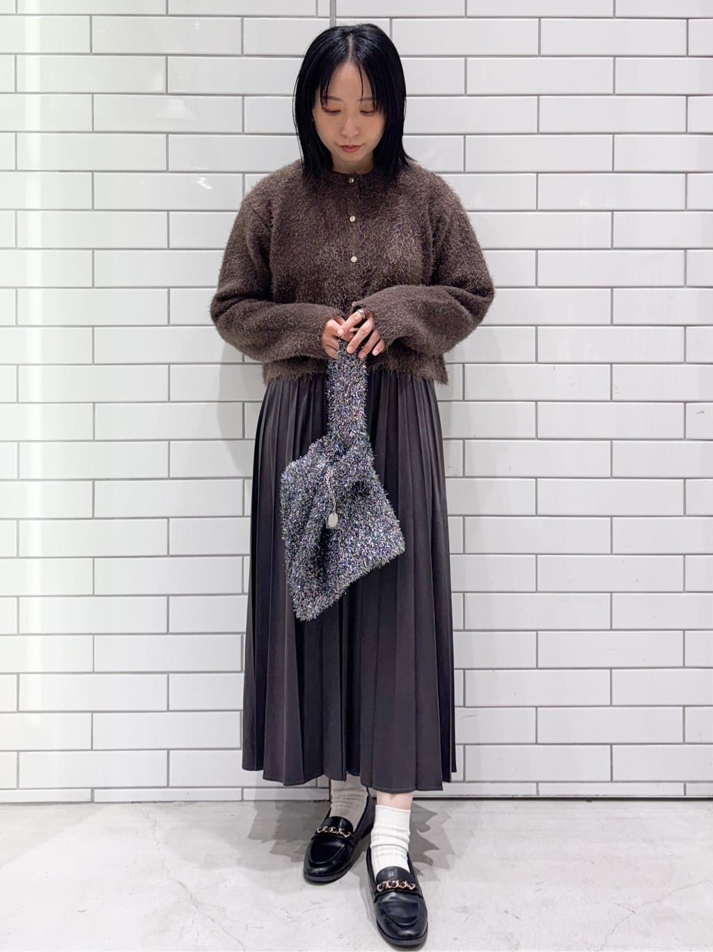 matsuさんの「OPAQUE.CLIP｜シアーリブニット【洗濯機OK】」を使ったコーディネート