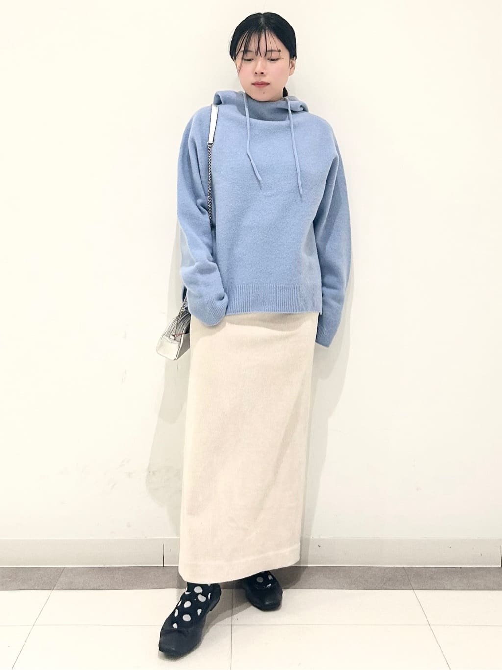 とりみさんの「DRESSTERIOR｜◆ソフトレザーバレエシューズ」を使ったコーディネート