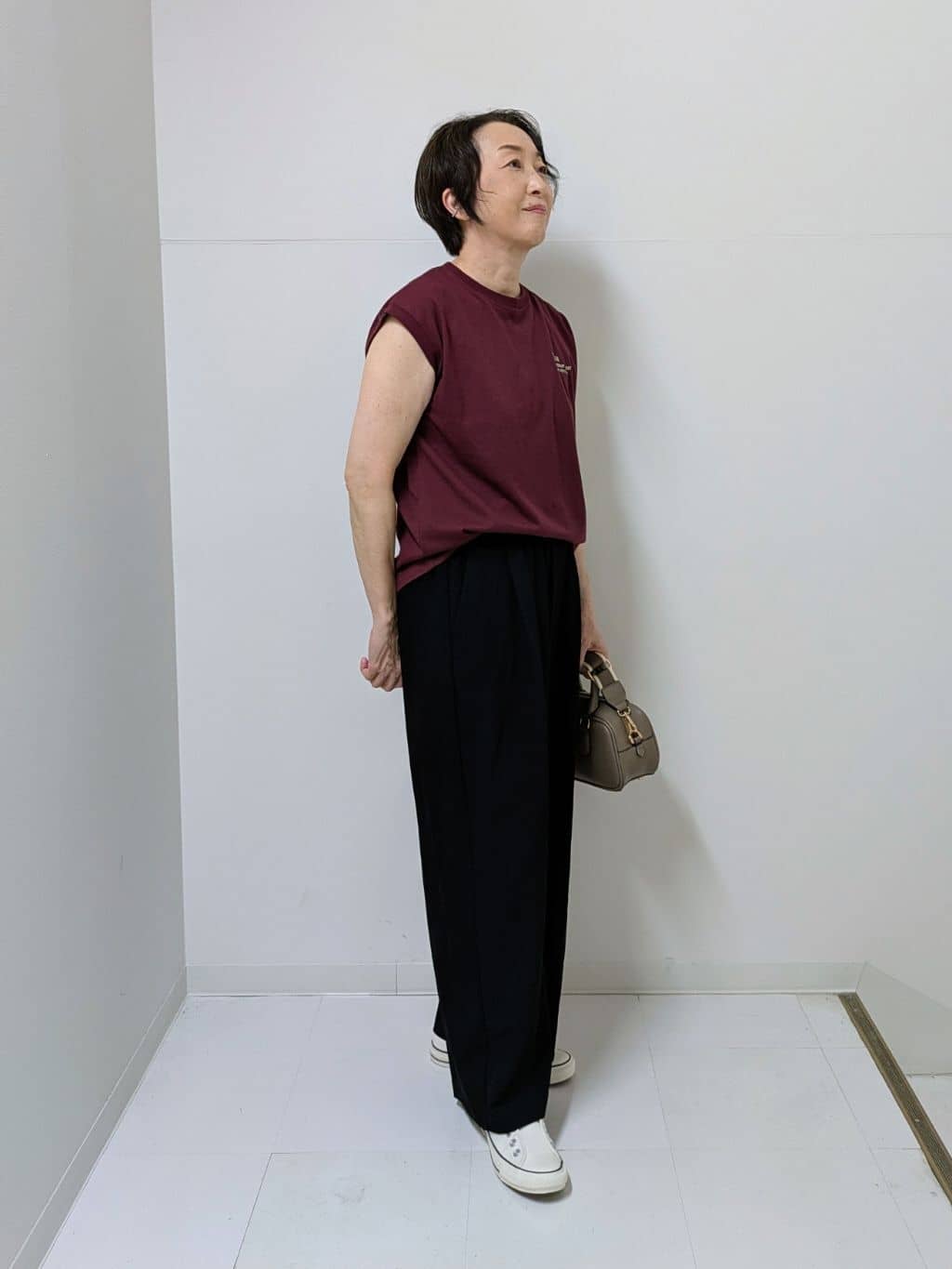 Asaさんの「Dessin｜【洗える】オーガニックコットンフレンチスリーブ」を使ったコーディネート