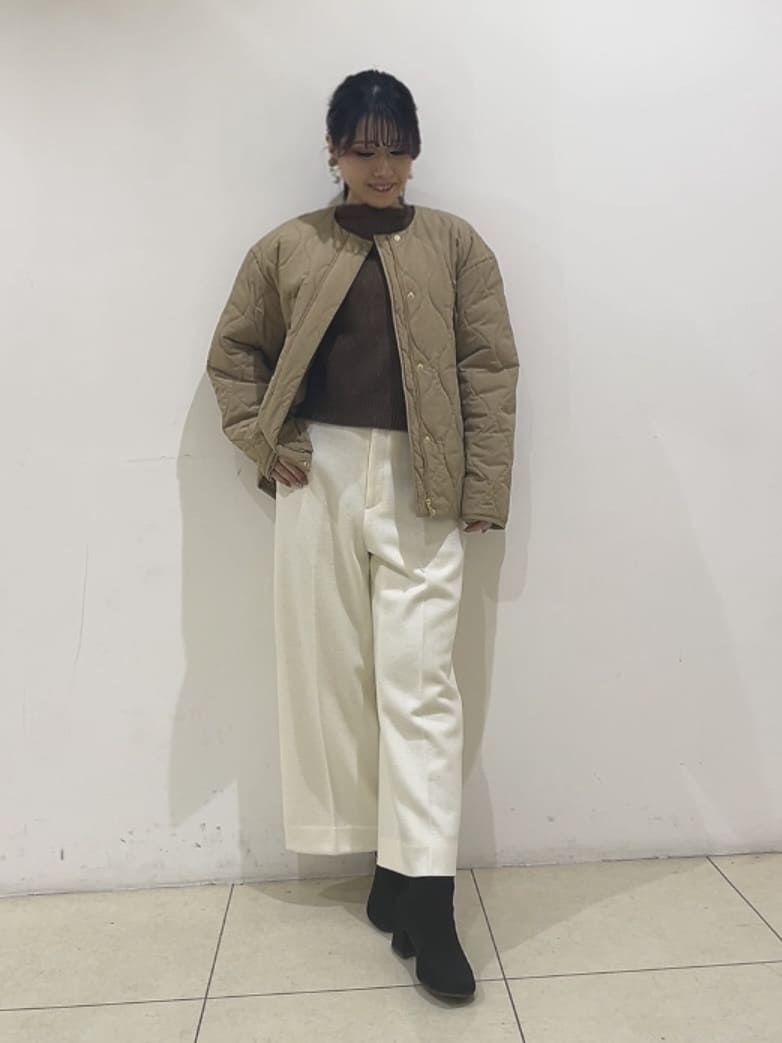 watanabeさんの「UNTITLED｜【セットアップ可/ゆったり】ウール混ラメニット」を使ったコーディネート
