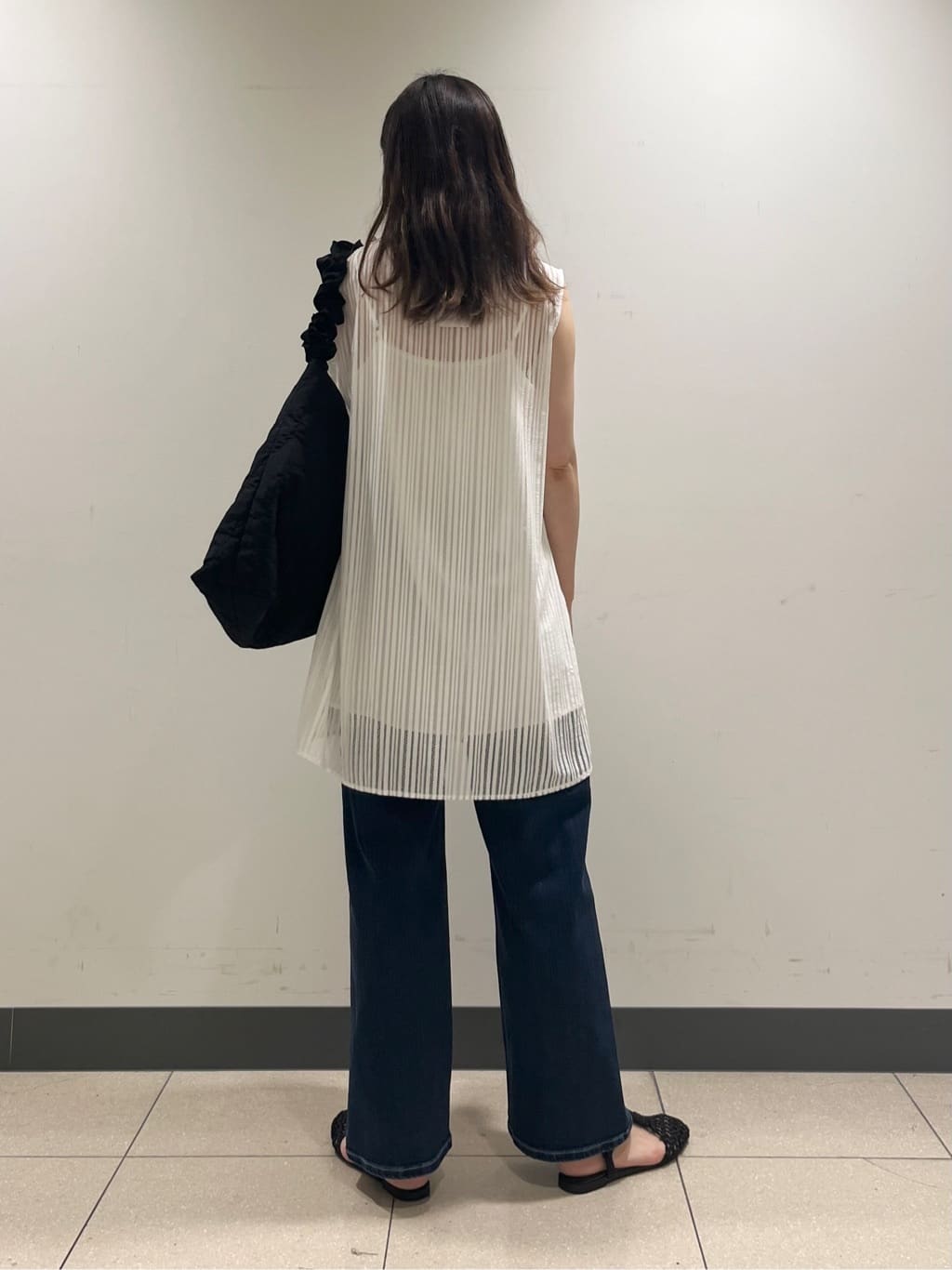 shokoさんの「INDIVI｜【洗える／セットアップ可能】ラッセルチュニック」を使ったコーディネート