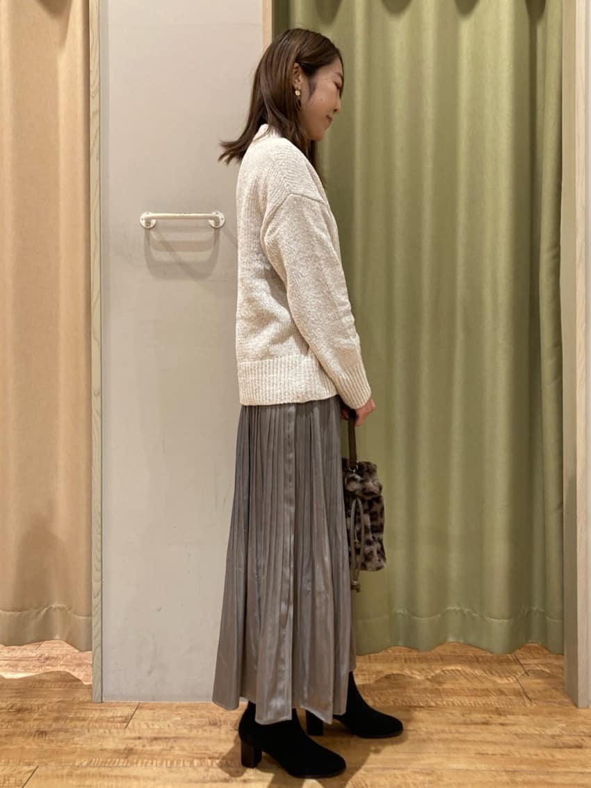 hashiさんの「SHOO･LA･RUE｜起毛ニットブーツ」を使ったコーディネート