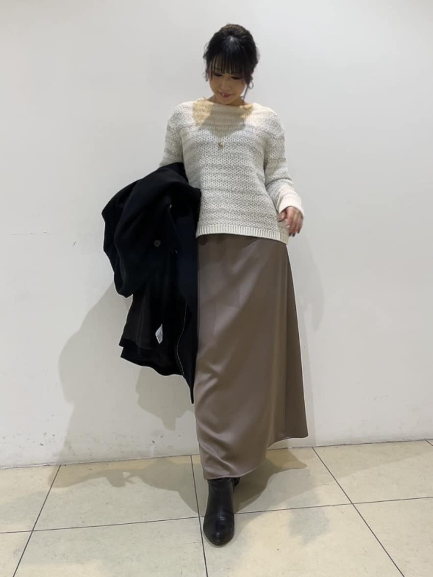 watanabeさんの「UNTITLED｜【きれいめ/スタイリッシュ】2WAYスタンドカラーロングコート」を使ったコーディネート