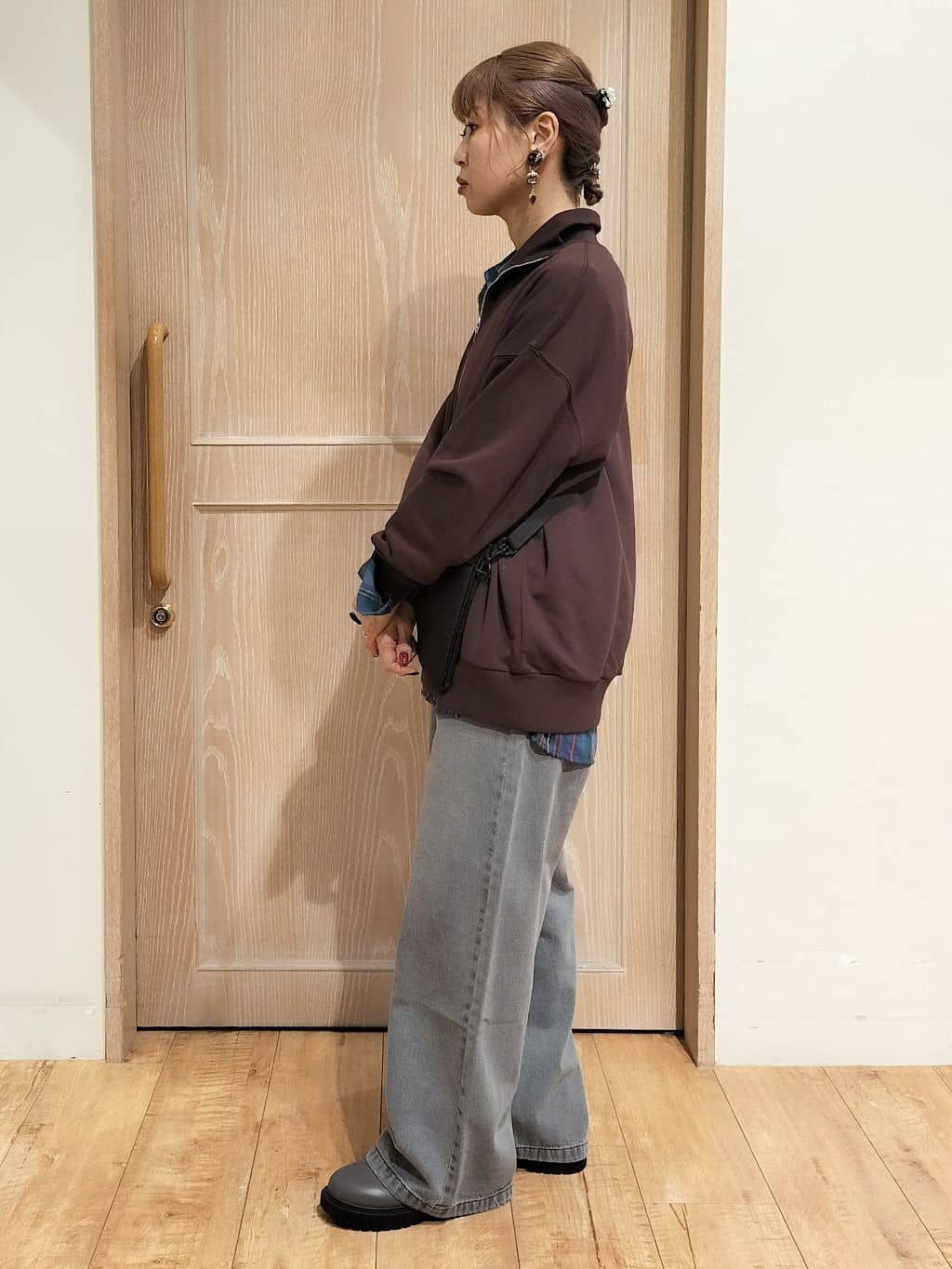 YUKIさんの「SHOO･LA･RUE｜【洗濯機可/S-LL】程よい抜け感 大人のチェックシャツ」を使ったコーディネート