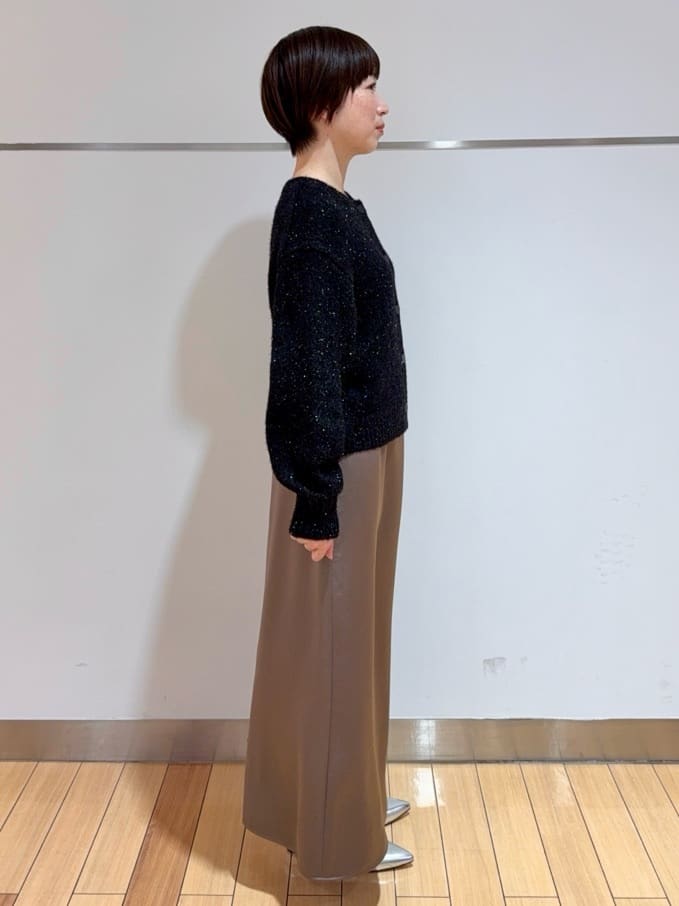 あやさんの「UNTITLED｜【ラメ風/着映え】ファンシーヤーン カーディガン」を使ったコーディネート